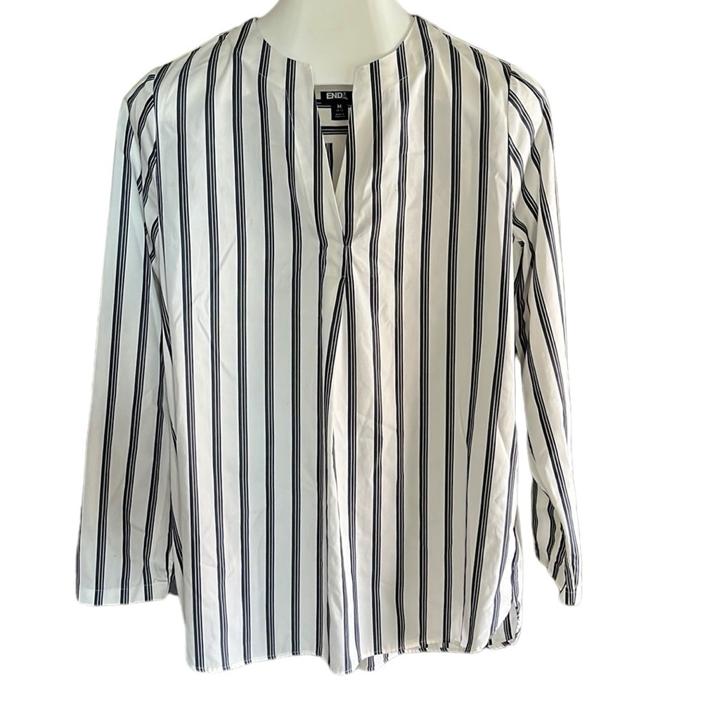 Women's Lands' End Wrinkle Free Splitneck Tunic Top